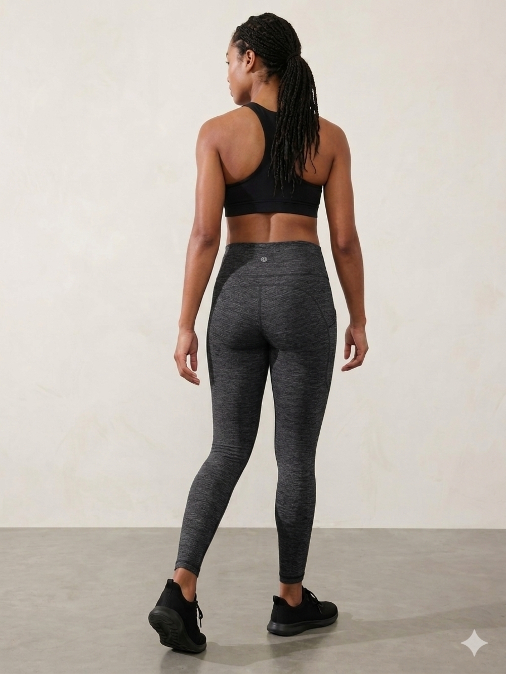 lululemon athletica Charcoal Heather High-Rise Leggings